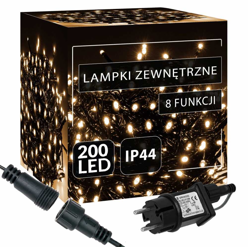 Kalėdinė girlianda Springos 200 LED 12,5 m