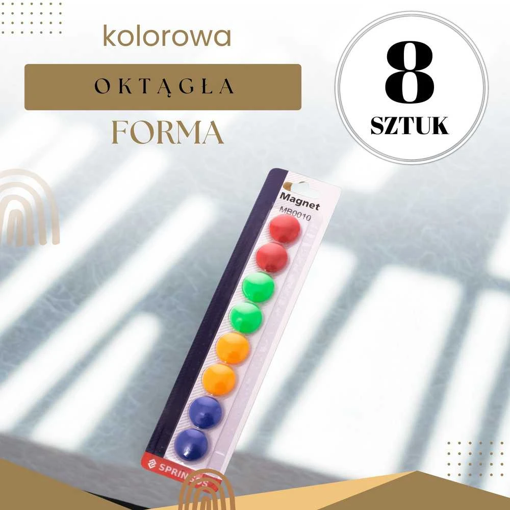 Magnetai Springos apvalūs 20 mm 8 vnt.