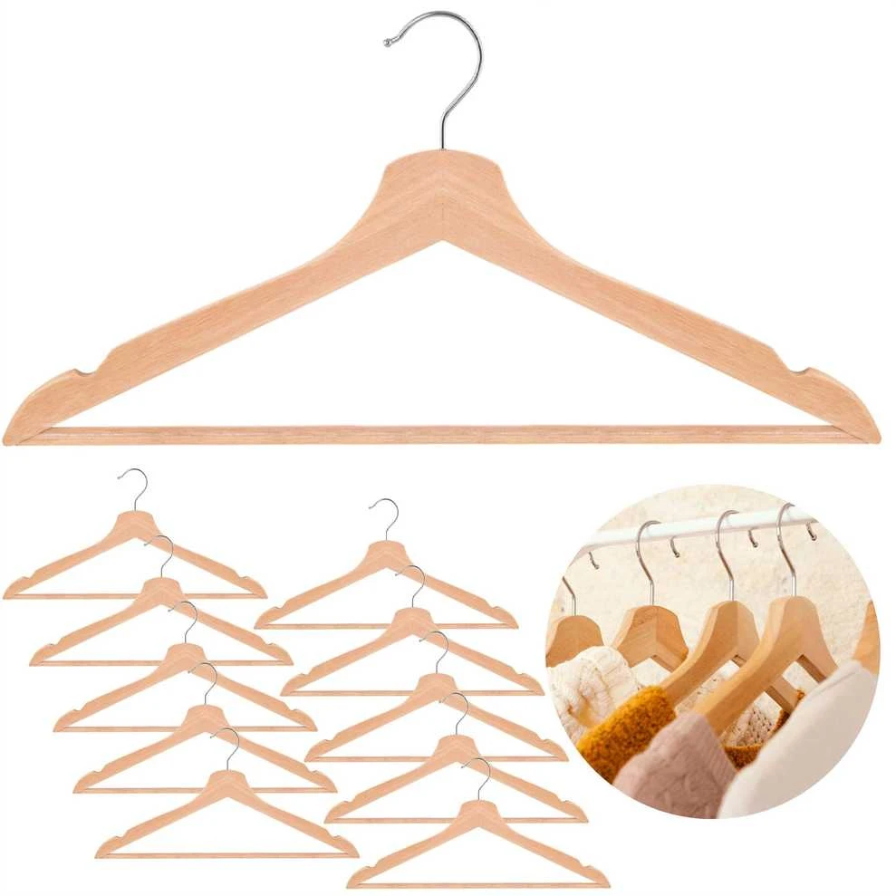 Springos Medinės pakabos HG0085 10 vnt.