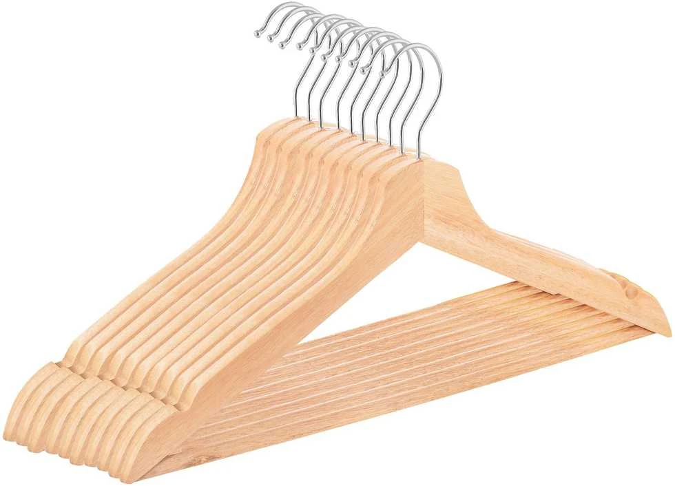 Springos Medinės pakabos HG0085 10 vnt.