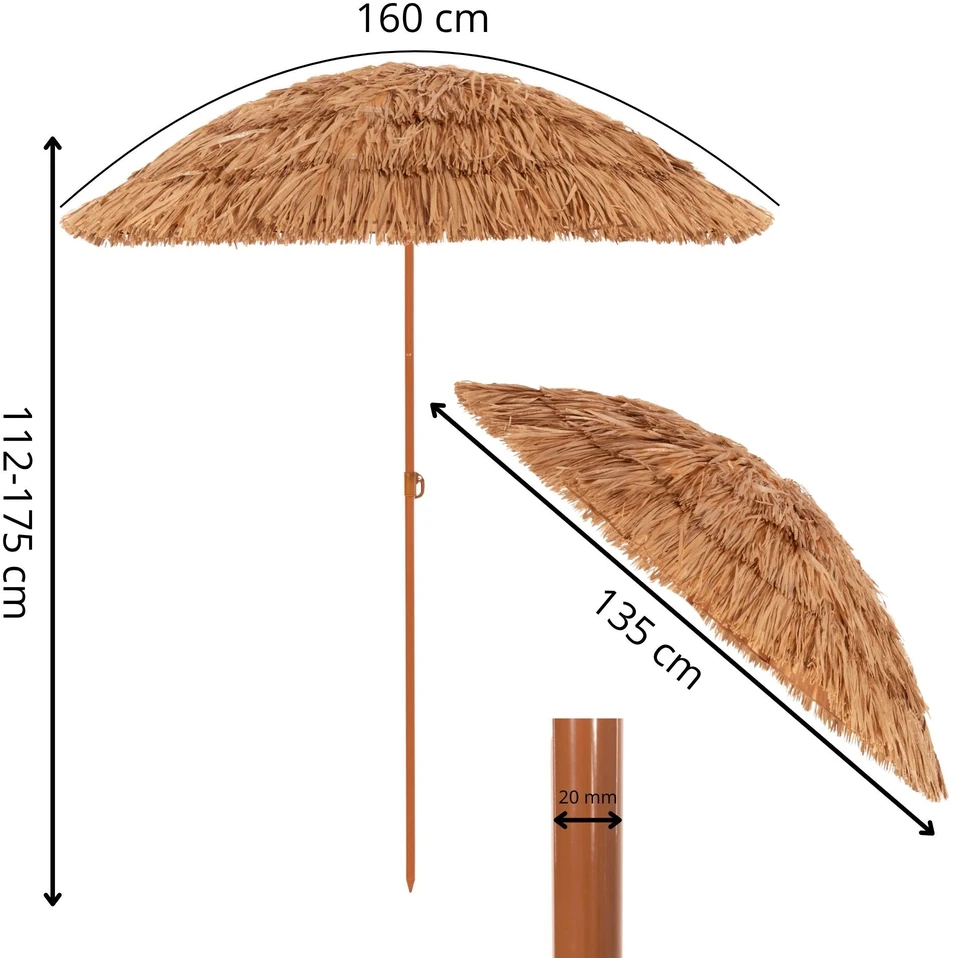 Springos Paplūdimio skėtis BU0023 160 cm