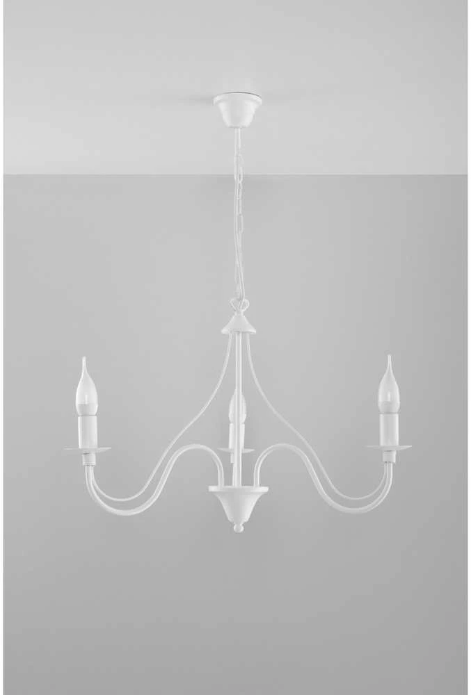 Lubinis šviestuvas Sollux Lighting Šviestuvas MINERWA 3 baltas