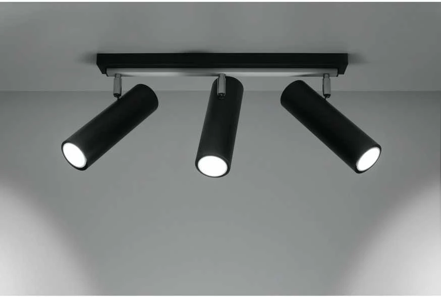 Sollux Lighting Sollux Lubinis šviestuvas DIREZIONE 3 juodas