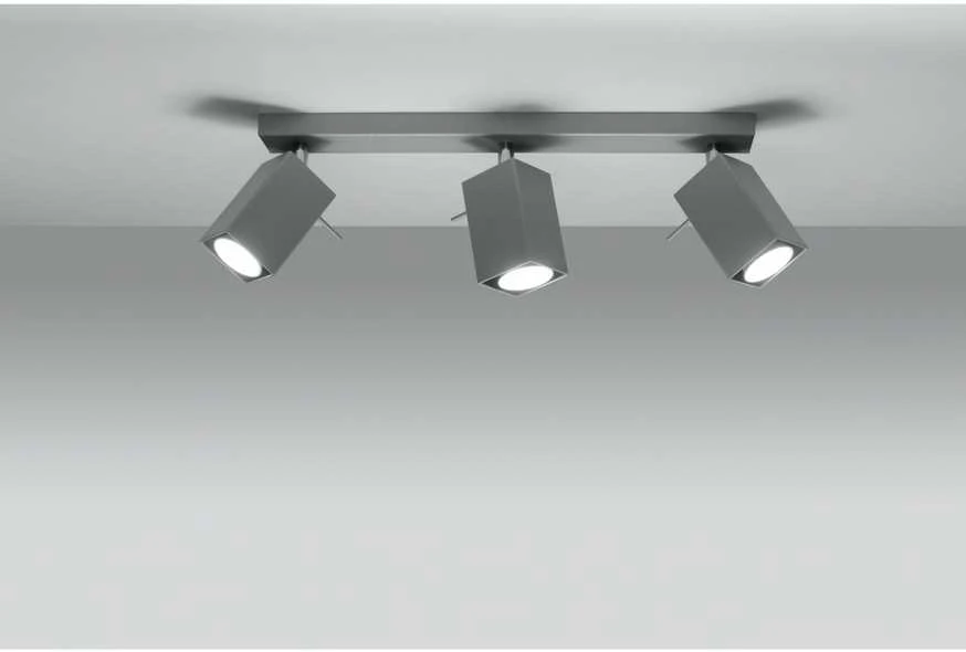 Sollux Lighting Sollux Lubinis šviestuvas MERIDA 3 pilkas