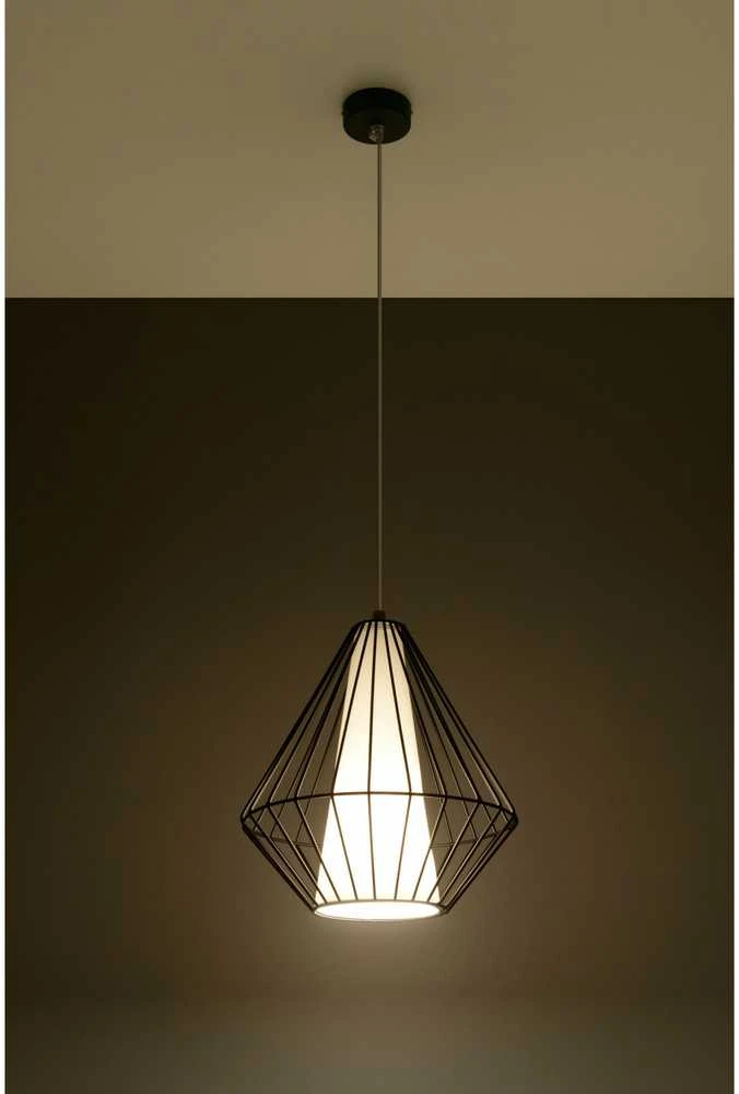 Sollux Lighting Sollux Pakabinamas šviestuvas DEMI juodas
