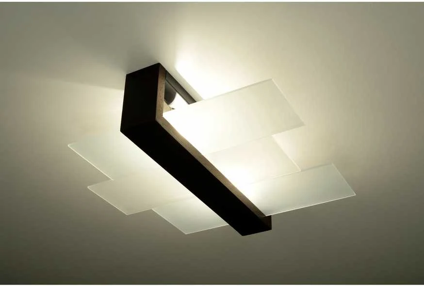 Lubinis šviestuvas Sollux lubiniai šviestuvai Fenix 2 wenge
