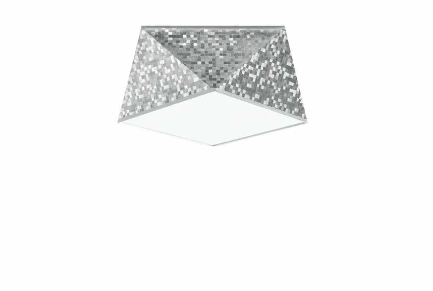 Lubinis šviestuvas Sollux Lighting Sollux Plafonas HEXA 25 sidabro