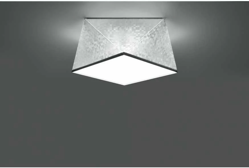 Lubinis šviestuvas Sollux Lighting Sollux Plafonas HEXA 25 sidabro