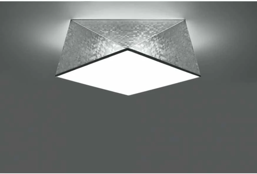 Lubinis šviestuvas Sollux Lighting Sollux Plafonas HEXA 35 sidabro