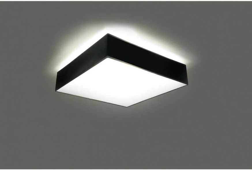 Lubinis šviestuvas Sollux Lighting Sollux Sieninis šviestuvas HORUS juodas