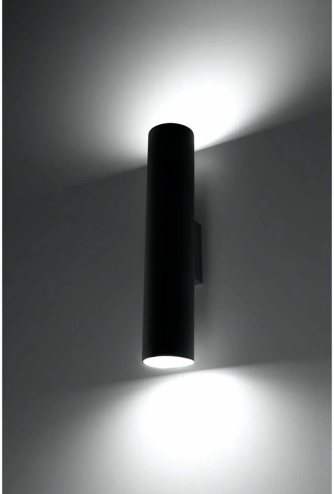Sollux Lighting Sollux Sieninis šviestuvas LAGOS 2 juodas