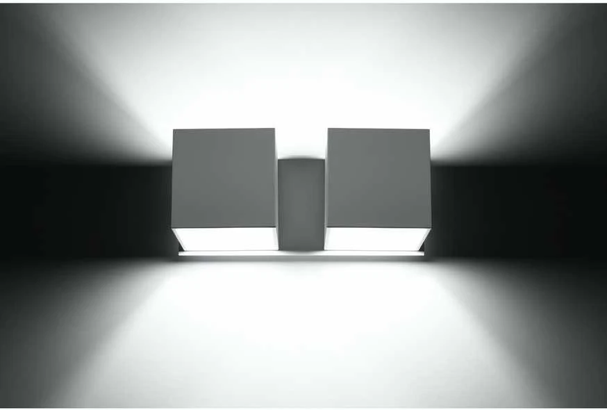 Sollux Lighting Sollux Sieninis šviestuvas QUAD 2 baltas