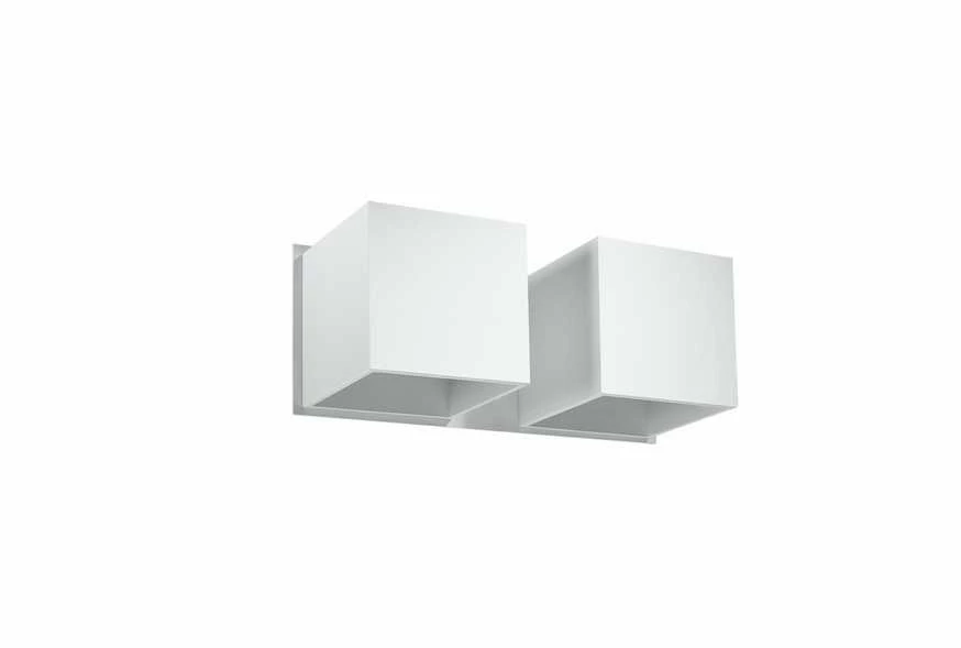 Sollux Lighting Sollux Sieninis šviestuvas QUAD 2 baltas