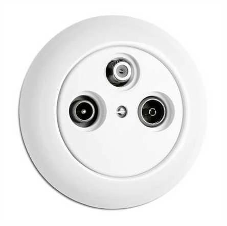 Thpg LAN/TV/USB lizdai porceliano serijai, Lizdo tipas TV/SAT