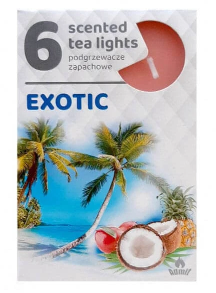 Admit Arbatinės kvepiančios žvakutės Exotic 6vnt