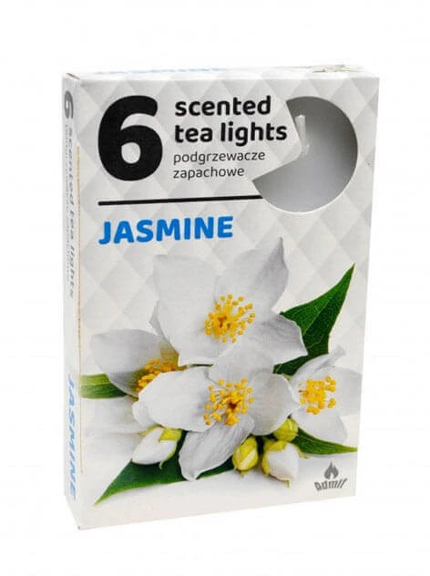 Admit Arbatinės kvepiančios žvakutės Jasmine 6vnt
