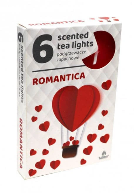 Admit Arbatinės kvepiančios žvakutės Romantica 6vnt