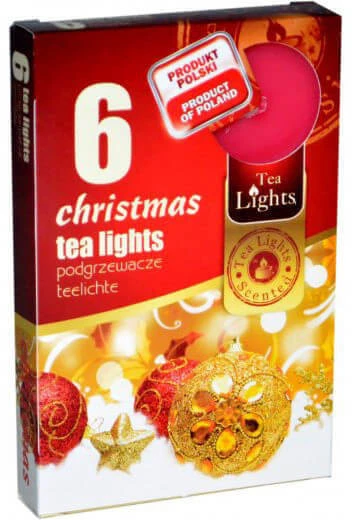 Admit Arbatinės žvakės kvepiančios Christmas 6vnt