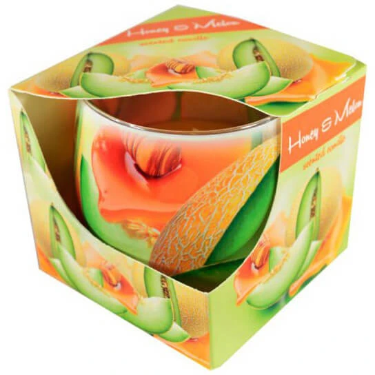 Admit Kvepianti žvakė stikliniame indelyje Honey Melon 1vnt