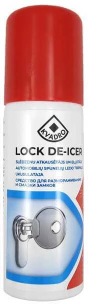 Automobilių spynelių ledo tirpiklis Kvadro 50ml