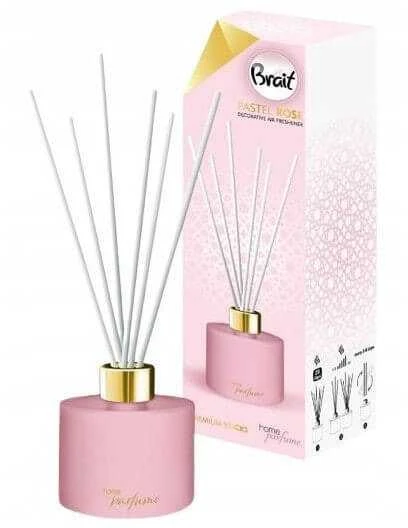 Dekoratyvinis oro gaiviklis su lazdelėmis Brait Pastel Rose 100ml
