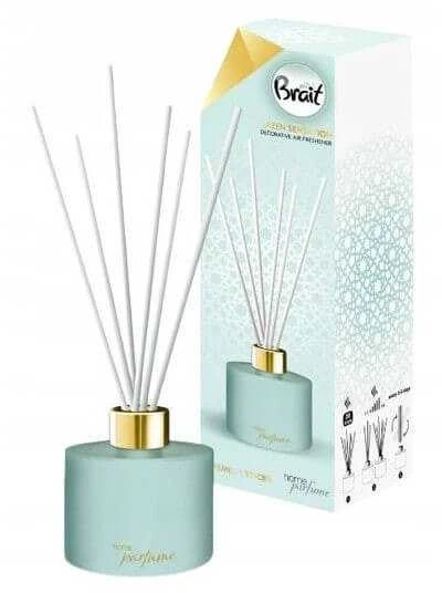 Dekoratyvinis oro gaiviklis su lazdelėmis Brait Žalias Sensation 100ml