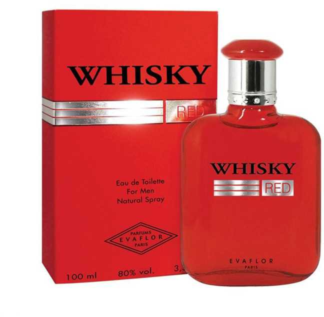 EVAFLOR WHISKY tualetinis vanduo vyrams "Raudona", 100 ml