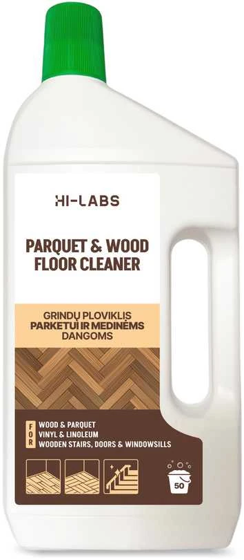 Hi Labs Grindų ploviklis medinėms grindims ir parketui plauti 1L