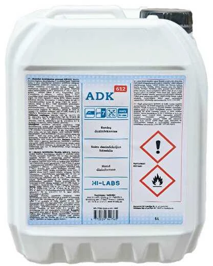 Hi Labs Skystas asmens higieninis dezinfekantas ADK 612 5L