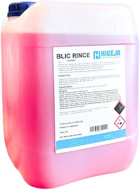 Hi Labs Indų skalavimo priemonė indaplovėms BLIC Rinse 20L
