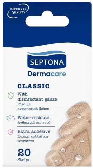 Kūno spalvos pralaidūs orui pleistrai Septona 20vnt