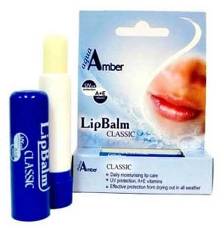 Lūpų balzamas Aqua Amber Classic