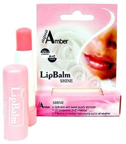 Lūpų balzamas Aqua Amber Shine