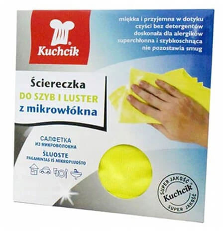 Mikropluošto audinys stiklui ir langams KUCHCIK, 30x30 cm