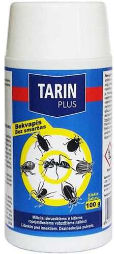 Milteliai ropojantiems vabzdžiams naikinti TARIN 100g