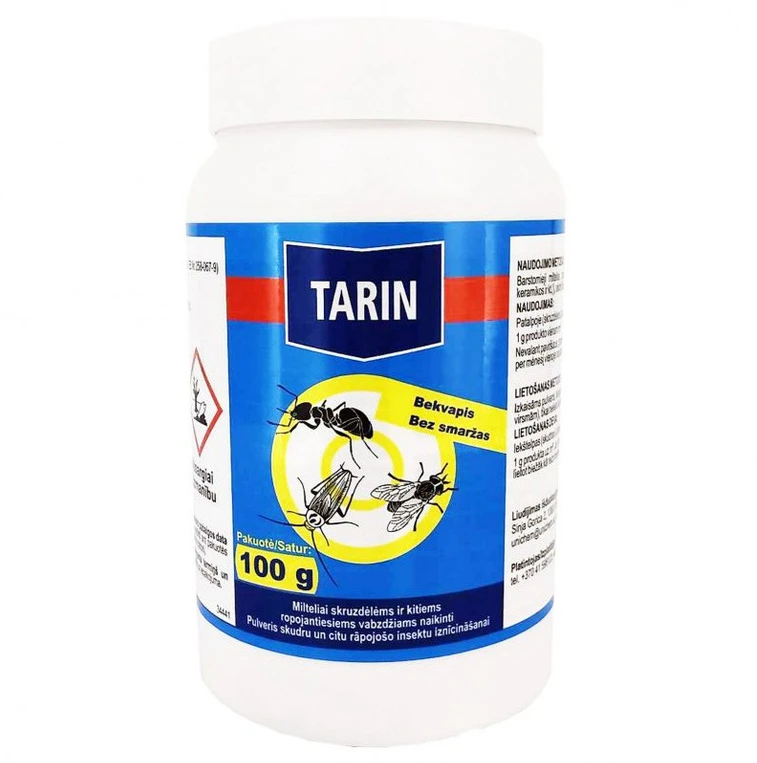 Milteliai ropojantiems vabzdžiams naikinti TARIN 100g