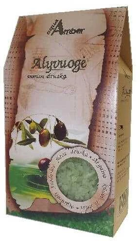 Natūrali vonios druska Aqua Amber Alyvuogė 500g