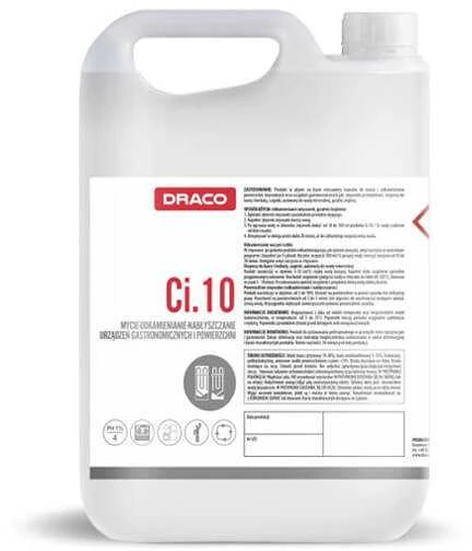 Nukalkinimo priemonė įrangai ir paviršiams Draco Ci.10, 5L