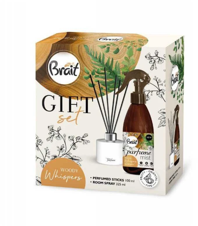 Oro gaiviklio BRAIT rinkinys Woody Whispers 100ml + 325ml