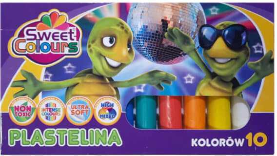 Koma Plast Plastilinas COMA Clever Kids, 10 spalvų