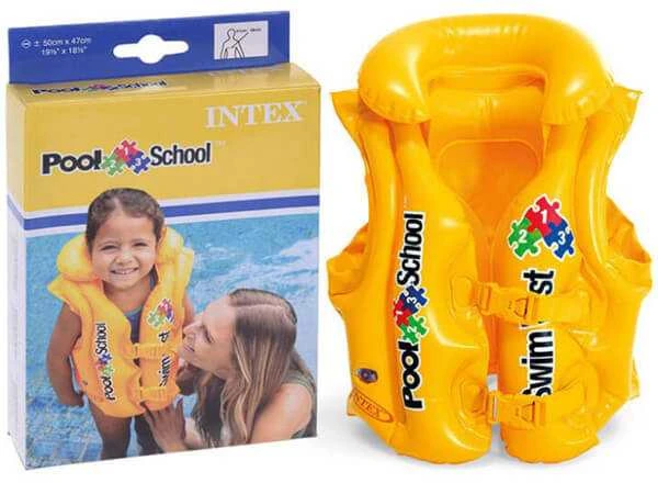 Intex Deluxe Swim Vest Pool School 58660EU Geltona
