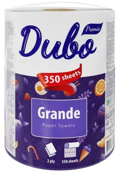Popieriniai rankšluosčiai Divo Grande 350 lapelių, 2 sluoksniai