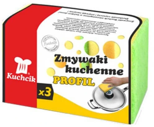 Profiliuota kempinė indams plauti Kuchcik 3vnt