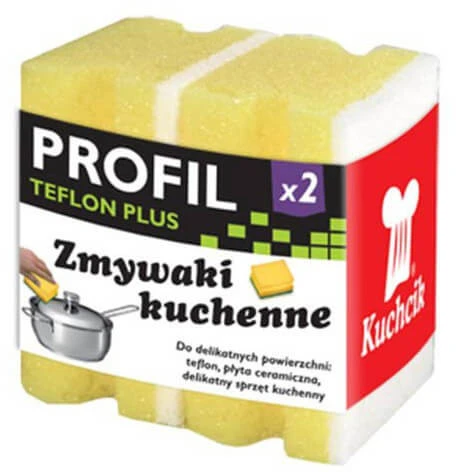 Profiliuota kempinė tefloniniams paviršiams Kuchcik 2vnt