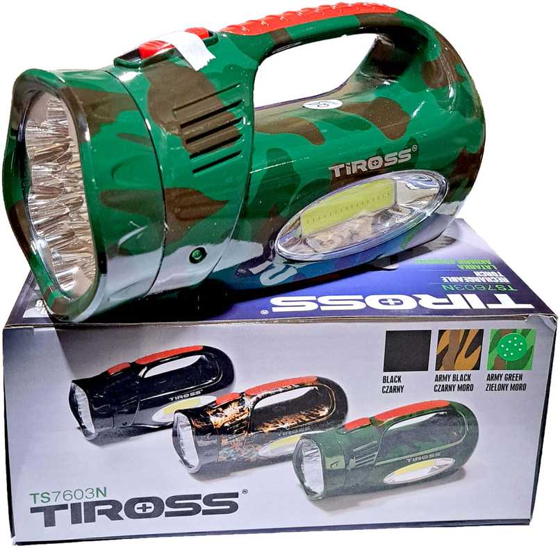 Tiross Prožektorius TS760-4,13 LED+COB su rankena
