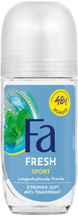 Fa Sport Energizing Fresh 48h Desodorante Roll-On, 50 ml