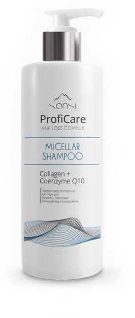 Sansi Proficare Micelinis plaukų šampūnas Sansi Collagen + Coenzyme Q10 nuo plaukų slinkimo 400g