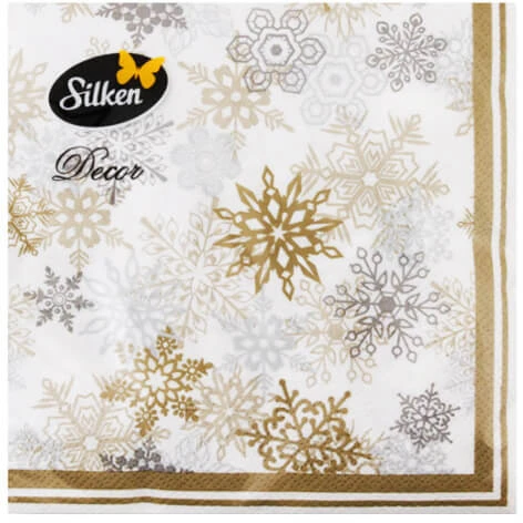 Silken Servetėlės SNAIGĖS 33x33cm