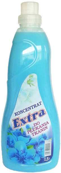 Skalbinių minkštiklis EXTRA mėlynos spalvos 1,5L