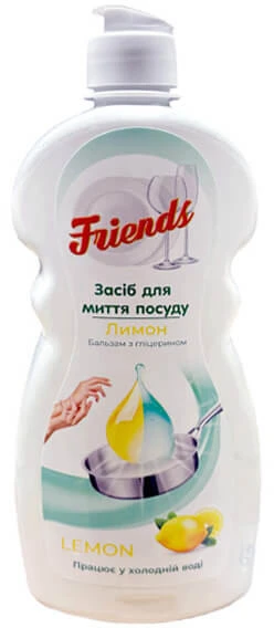 Indų ploviklis Friends Citrinų kvapo 500ml